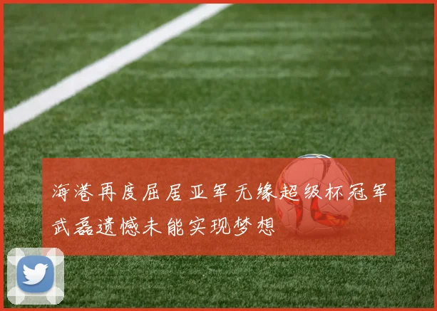 海港再度屈居亚军无缘超级杯冠军武磊遗憾未能实现梦想